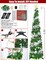 5 FT Pop Up Christmas Tree with Timer, Colorful Lights & Tinsels (Green & Sliver)